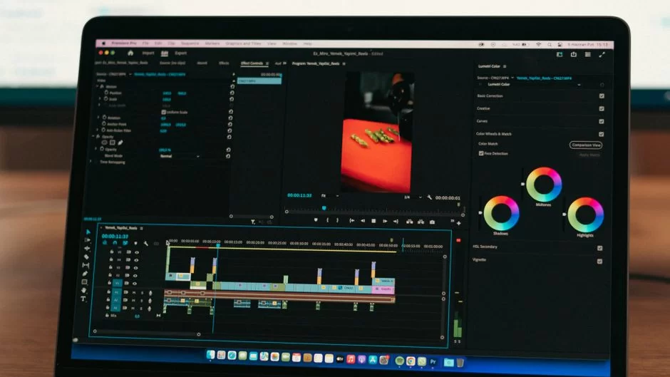 Movavi video editing software interface