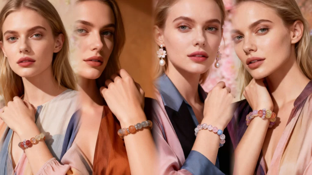 ZenithMana crystal bracelets display edi